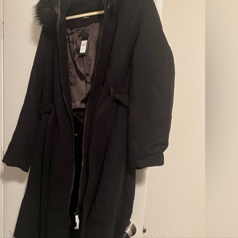 NWT City Chic Coat Miss Mysterious - Picture 3 of 6